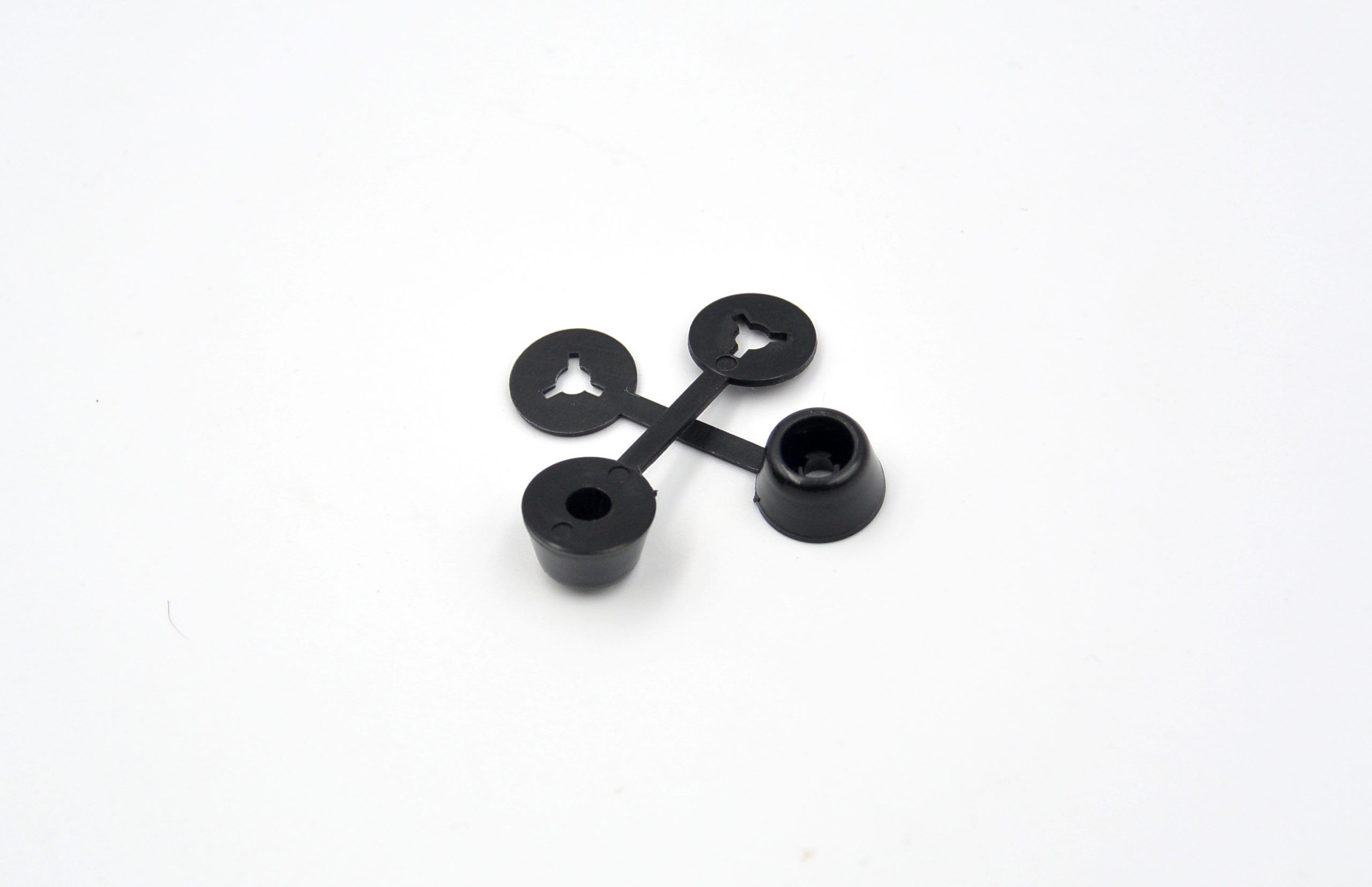 attache noire pour bracelets d'identification.com 12 mm