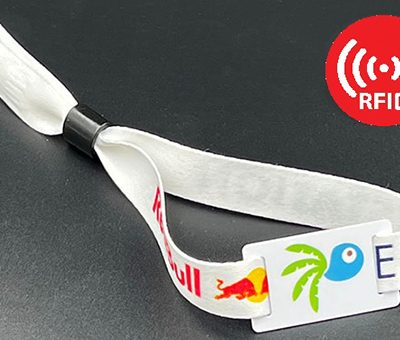 Bracelet festival polyester épais RFID
